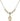 Our Lady of Lourdes Crystal Necklace | 1/2 inch | 4mm Beads   14kt Gold Filled