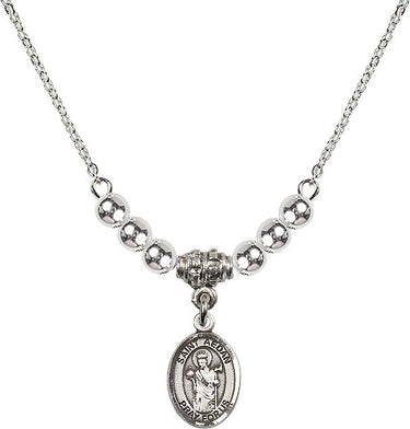 Collar de cristal de San Aedán de Ferns | 1/2 pulgada | Cuentas de 4 mm | N22-9293