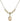 Saint Marie Magdalen Postel Crystal Necklace | 1/2 inch | 4mm Beads   14kt Gold Filled