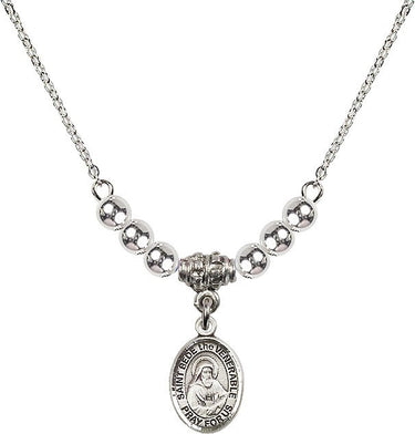 Collar de Cristal San Beda el Venerable | 1/2 pulgada | Cuentas de 4 mm | N22-9302