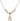 Saint Pius X Crystal Necklace | 1/2 inch | 4mm Beads   14kt Gold Filled