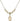 Saint Elizabeth of the Visitation Crystal Necklace | 1/2 inch   14kt Gold Filled