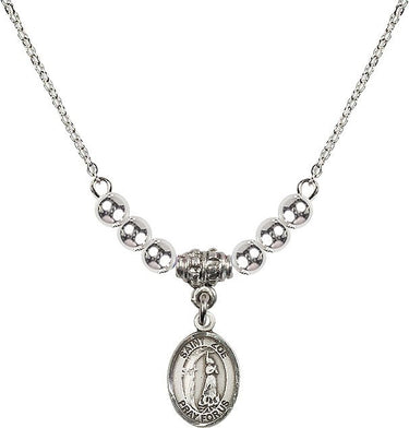 Saint Zoe of Rome Crystal Necklace | 1/2 inch | 4mm Beads | N22-9314