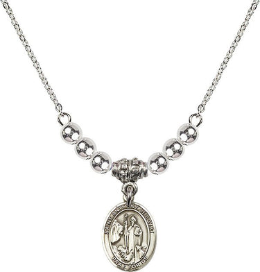 Collar de cristal de San Antonio de Egipto | 1/2 pulgada | Cuentas de 4 mm | N22-9317