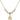 Cross Crystal Necklace | 1/2 inch | 4mm Beads   14kt Gold Filled