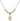 Cross Crystal Necklace | 1/2 inch | 4mm Beads   14kt Gold Filled