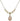 Saint Columbanus Crystal Necklace | 1/2 inch | 4mm Beads   14kt Gold Filled