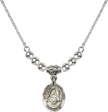 Collar de cristal de Santa Edburga de Winchester | 1/2 pulgada | N22-9324