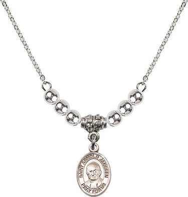 Collar de cristal San Arnoldo Janssen | 1/2 pulgada | Cuentas de 4 mm | N22-9328