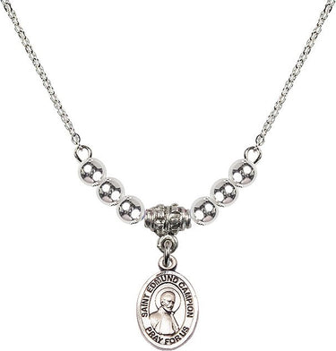 Collar de Cristal San Edmundo Campion | 1/2 pulgada | Cuentas de 4 mm