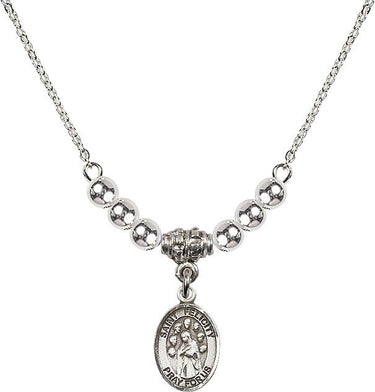 Collar de cristal de Santa Felicidad | 1/2 pulgada | Cuentas de 4 mm