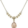 Saint Joachim Crystal Necklace | 1/2 inch | 4mm Beads   14kt Gold Filled