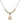Saint Januarius Crystal Necklace | 1/2 inch | 4mm Beads   14kt Gold Filled