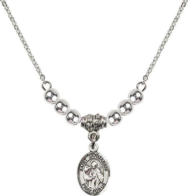 Collar de cristal de San Jenaro | 1,27 cm | Cuentas de 4 mm