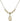 Pope Saint Eugene I Crystal Necklace | 1/2 inch | 4mm Beads   14kt Gold Filled