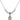 Saint Catherine of Bologna Crystal Necklace | 1/2 inch | 4mm Beads   Sterling Silver