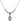 Saint Catherine of Bologna Crystal Necklace | 1/2 inch | 4mm Beads   Sterling Silver