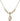 Saint Eustachius Crystal Necklace | 1/2 inch | 4mm Beads   14kt Gold Filled