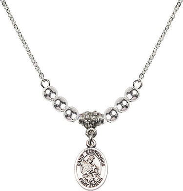 Collar de cristal de San Eustaquio | 1/2 pulgada | Cuentas de 4 mm
