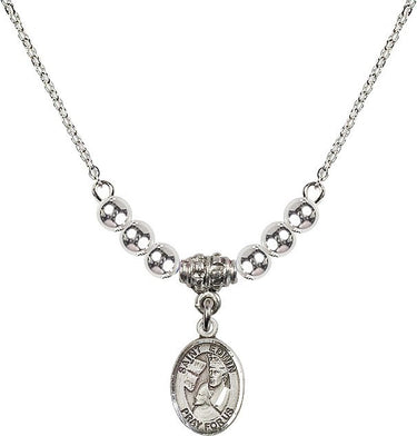 Collar de cristal de San Edmundo | 1,27 cm | Cuentas de 4 mm