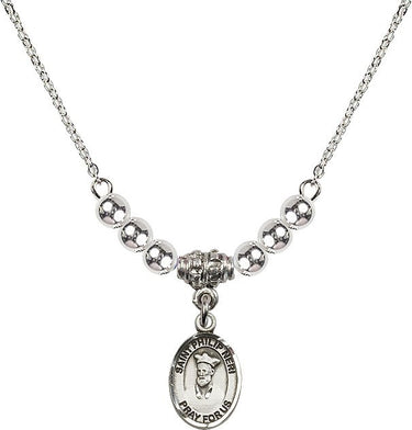 Collar de cristal de San Felipe Neri | 1/2 pulgada | Cuentas de 4 mm | N22-9369