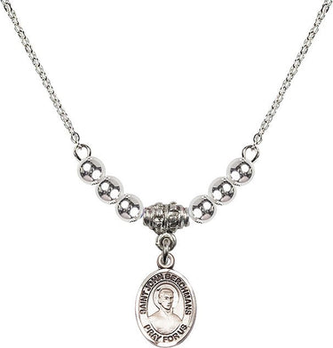 Collar de cristal San Juan Berchmans | 1/2 pulgada | Cuentas de 4 mm | N22-9370