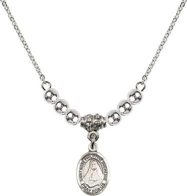 Collar de cristal de Santa Rosa Filipina Duchesne | 1/2 pulgada | N22-9371