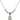 Saint Juliana of Cumae Crystal Necklace | 1/2 inch | 4mm Beads   Sterling Silver