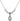 Saint Juliana of Cumae Crystal Necklace | 1/2 inch | 4mm Beads   Sterling Silver