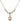 Saint Honorius of Amiens Crystal Necklace | 1/2 inch | 4mm Beads   14kt Gold Filled