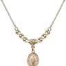 Our Lady the Undoer of Knots Crystal Necklace | 1/2 inch | 4mm Beads   14kt Gold Filled