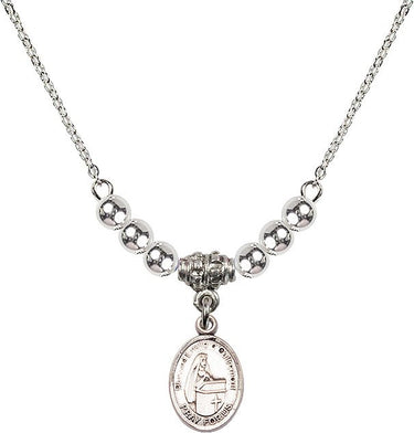 Collar de Cristal de la Beata Emilee Doultremont | 1,27 cm | Cuentas de 4 mm | N22-9390