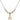 Saint Pauline Visintainer Crystal Necklace | 1/2 inch | 4mm Beads   14kt Gold Filled
