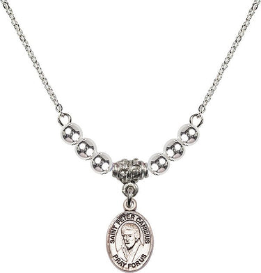 Collar de cristal de San Pedro Canisio | 1,27 cm | Cuentas de 4 mm