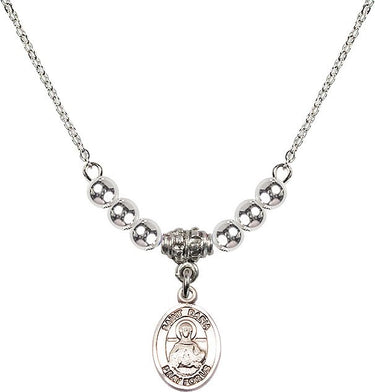 Collar de cristal de Santa Daria | 1,27 cm | Cuentas de 4 mm