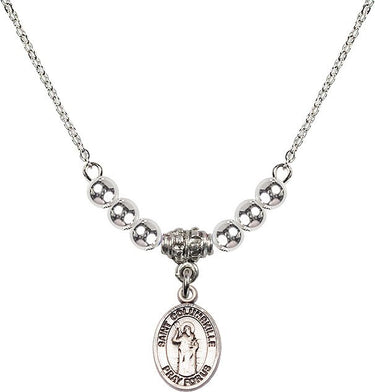 Collar de cristal San Columbkille | 1/2 pulgada | Cuentas de 4 mm