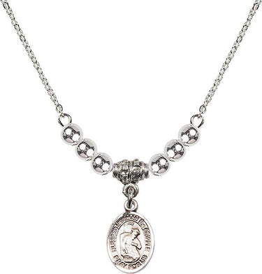 Collar de cristal del beato Herman el Cojo | 1/2 pulgada | Cuentas de 4 mm | N22-9403