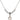 Saint Jeanne Jugan Crystal Necklace | 1/2 inch | 4mm Beads   Sterling Silver