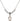 Saint Jeanne Jugan Crystal Necklace | 1/2 inch | 4mm Beads   Sterling Silver
