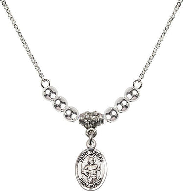 Collar de cristal de San Dimas | 1/2 pulgada | Cuentas de 4 mm