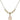 Saint Andre Bessette Crystal Necklace | 1/2 inch | 4mm Beads   14kt Gold Filled