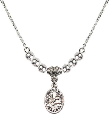 St. Claude de la Colombiere Crystal Necklace | 1/2 inch | 4mm Beads