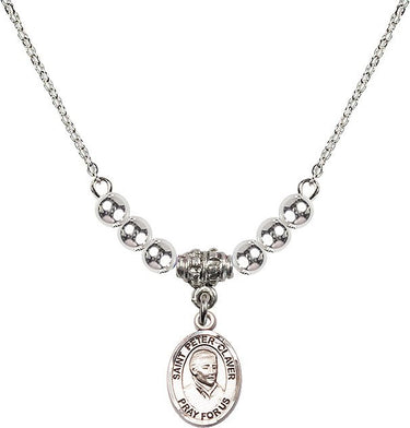 Collar de cristal de San Pedro Claver | 1/2 pulgada | Cuentas de 4 mm | N22-9442
