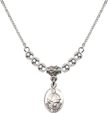 Collar de Cristal Papa Francisco | 1/2 pulgada | Cuentas de 4 mm | N22-9451