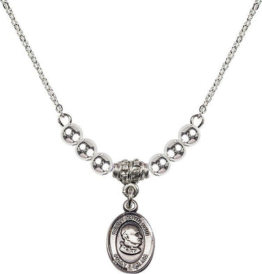 St. Pope John XXIII Crystal Necklace | 1/2 inch | 4mm Beads