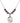 Madonna Birthstone Necklace | 3/4 inch | 6mm Beads  Amethyst Sterling Silver