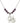 Sorrowful Mother Birthstone Necklace | 7/8 inch | 6mm Beads  Amethyst Sterling Silver