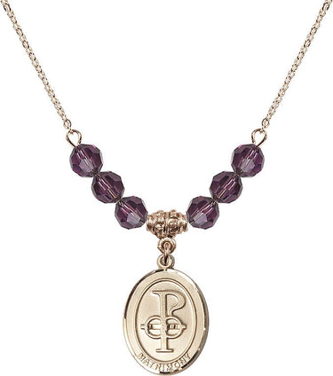 Matrimony Birthstone Necklace | 3/4 inch | 6mm Beads
