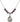 Miraculous Medal Birthstone Necklace | 3/4 inch | 6mm Beads  Amethyst Sterling Silver