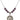 Shamrock w/ Celtic Border Birthstone Necklace | 3/4 inch | 6mm Beads  Amethyst Sterling Silver